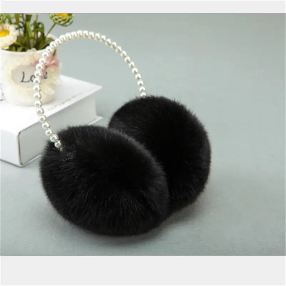 Pearls & Plush Earmuffs